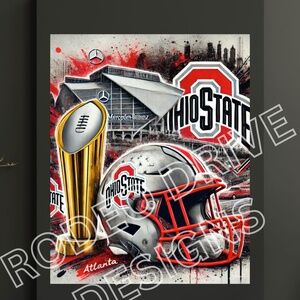 Ohio State Buckeyes National Champions 16x20 Poster –NCAA Champs